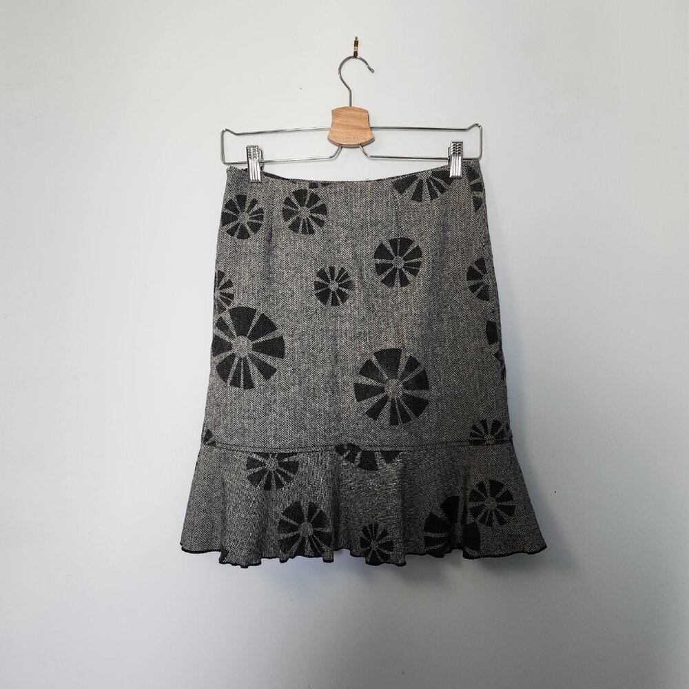 ROBERT RODRIGUEZ | Wool Ruffle Skirt - Picture 3 of 9